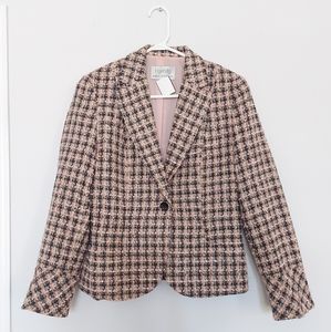INGENUITY Tweed Blazer Jacket